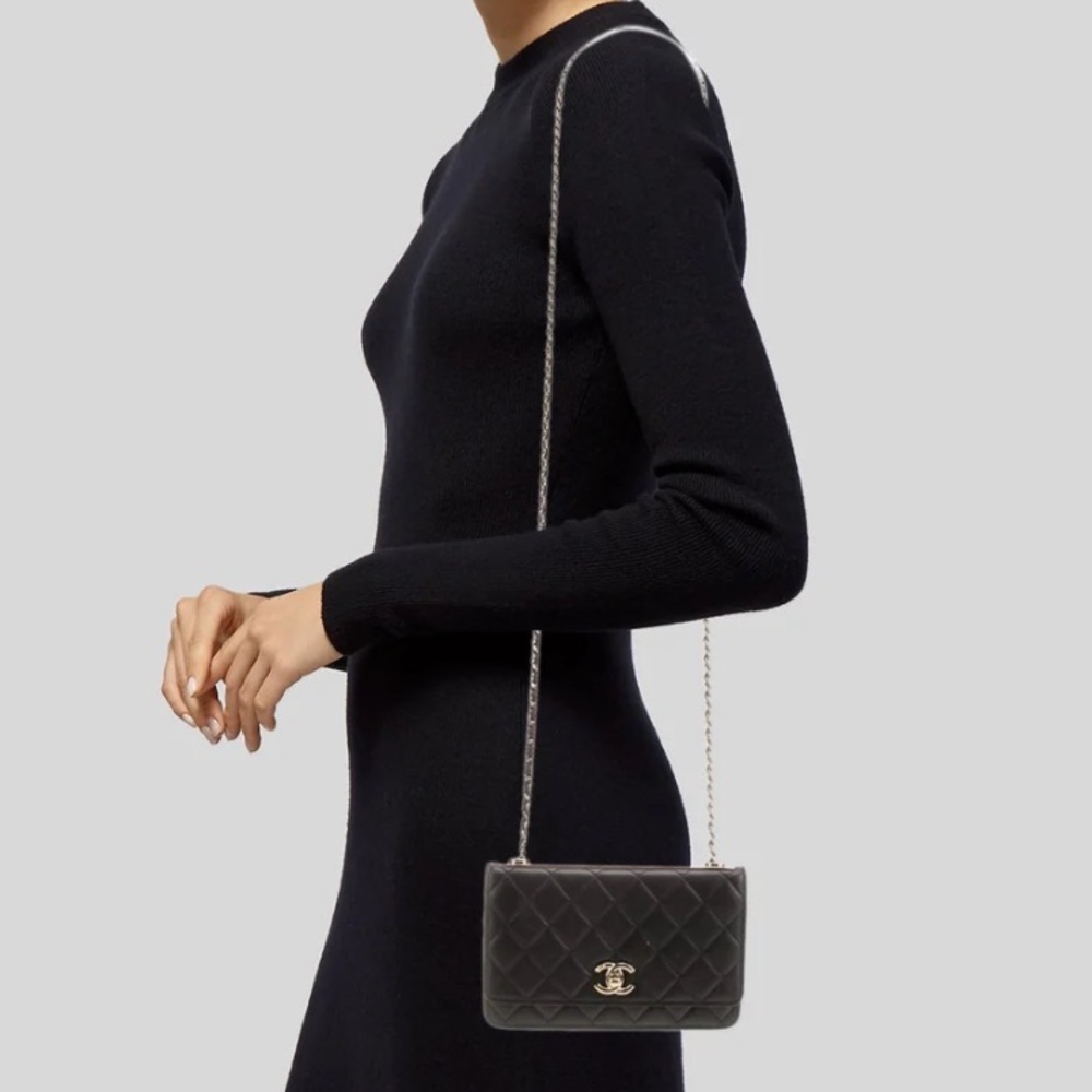 Chanel  woc trendy cc wallet on chain crossbody
